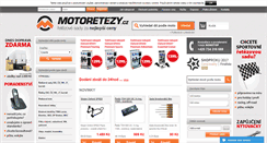 Desktop Screenshot of motoretezy.cz